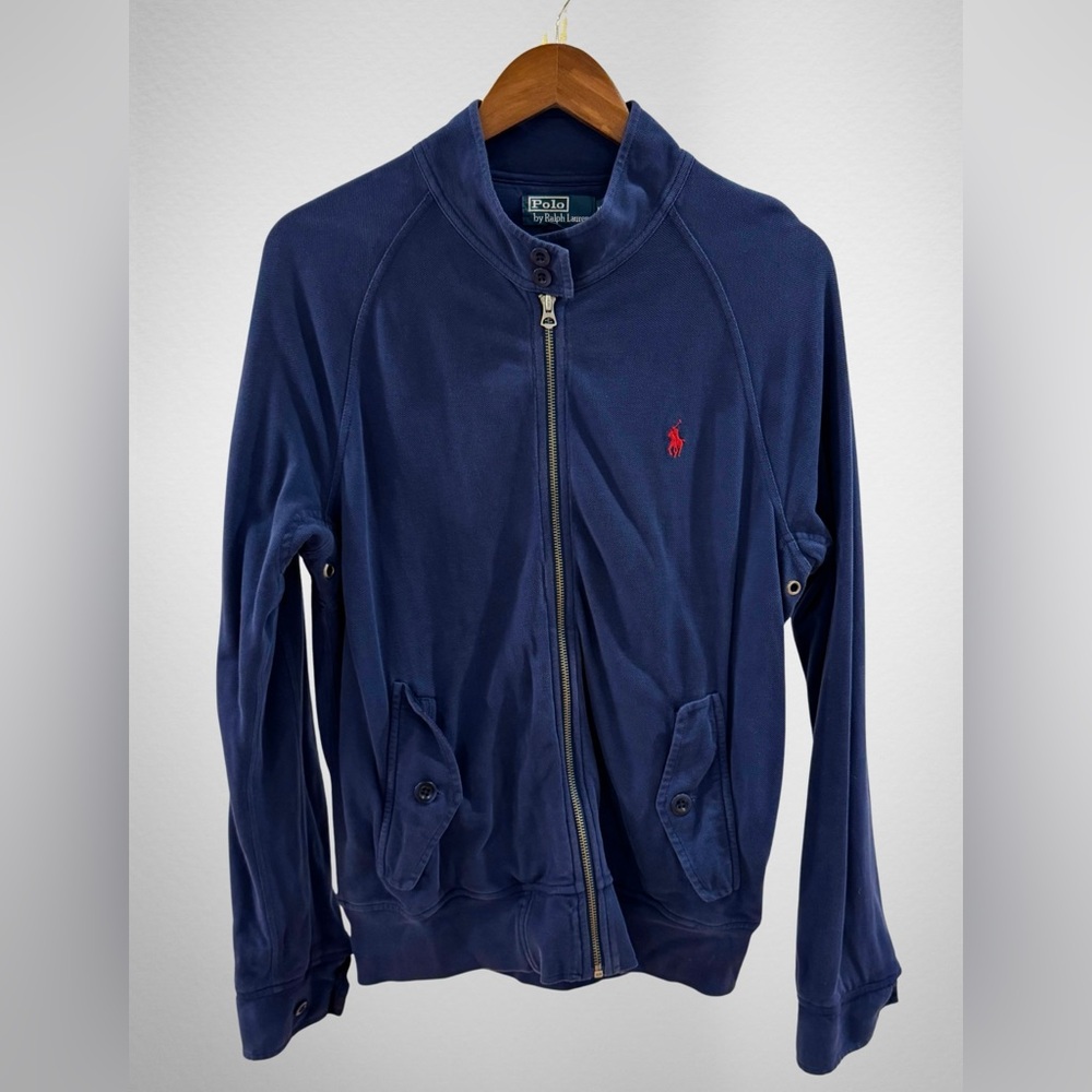 RALPH LAUREN • Navy Polo Zip-up Jacket